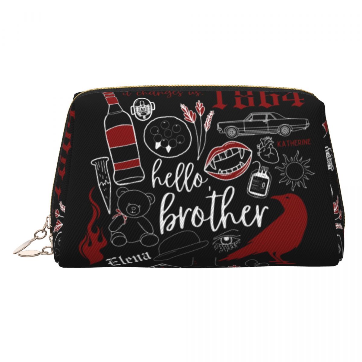 Beauty Makeup Diary - The Vampire Diaries Cosmetic Bag Women