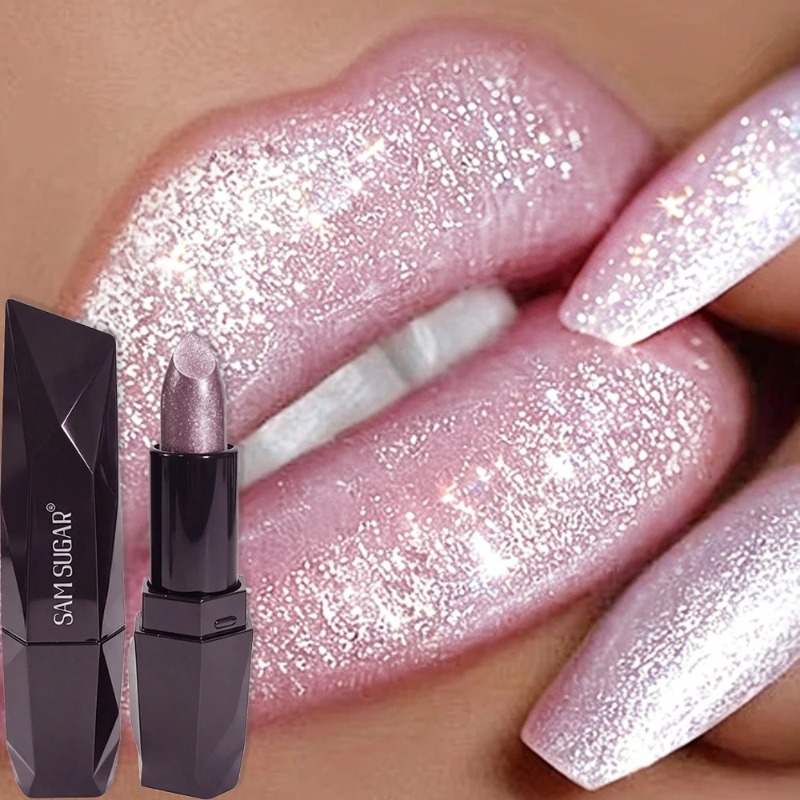 Beauty Makeup Korean - 6 Colors Pearlescent Pink Metallic Glitter