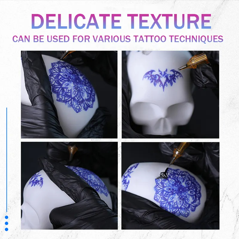 3D Skull Tattoo Practice Skin  - đánh giá và giá Beauty Makeup Training