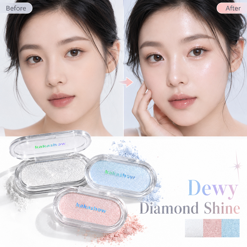 Korean Diamond Shimmer Highlig - đánh giá và giá Beauty Makeup Korean