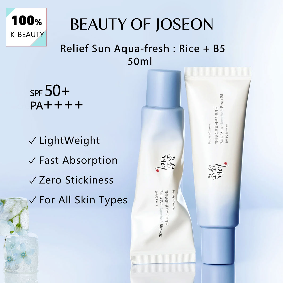 Beauty of Joseon Relief Sun Aq - đánh giá và giá Beauty Makeup Korean