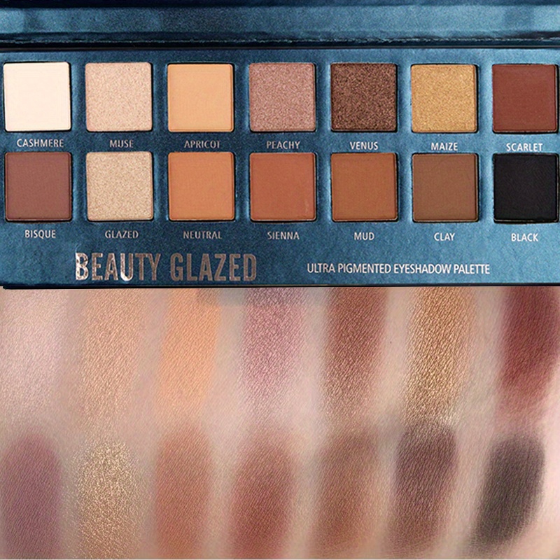 BEAUTY GLAZED 14 Colors Eyesha - đánh giá và giá Beauty Makeup Eyeshadow Palette