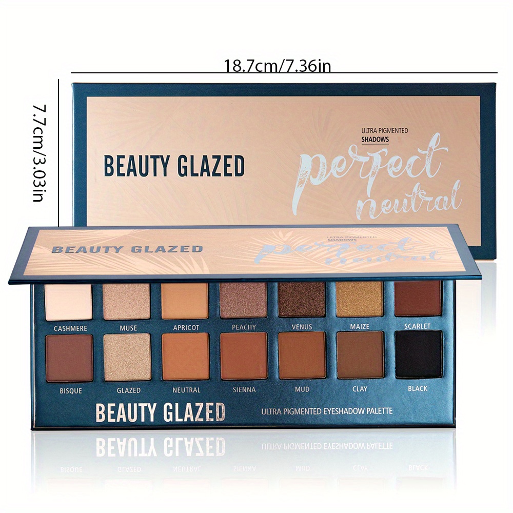 BEAUTY GLAZED 14 Colors Eyesha - đánh giá và giá Beauty Makeup Eyeshadow Palette