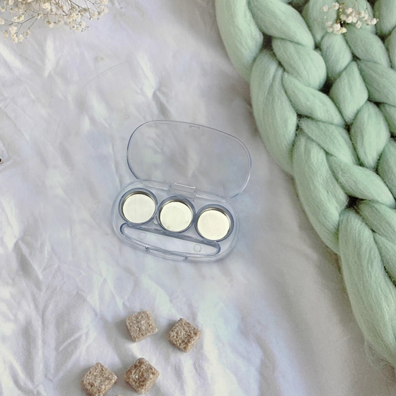 【3In1 Makeup Aluminum Palette  - đánh giá và giá Beauty Makeup Eyeshadow Palette