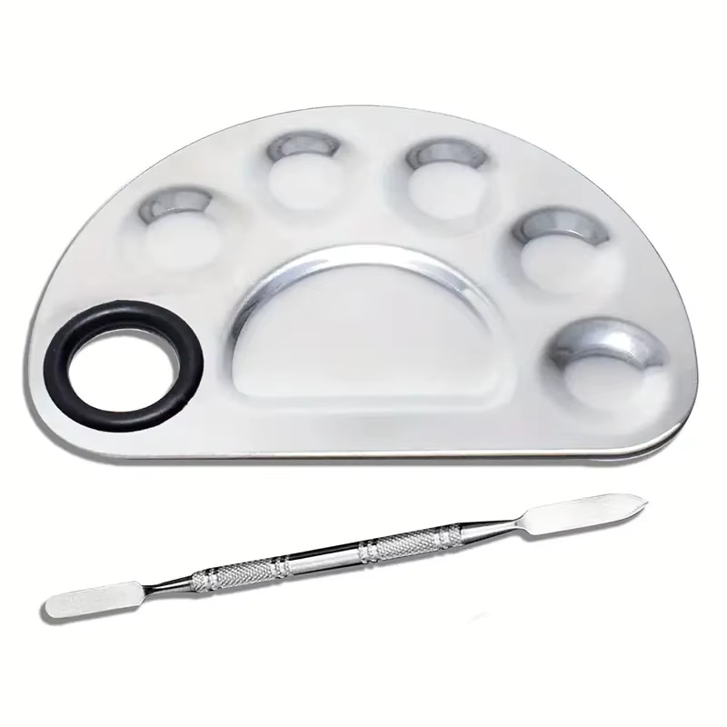 Stainless Steel Makeup Mixer N - đánh giá và giá Beauty Makeup Eyeshadow Palette