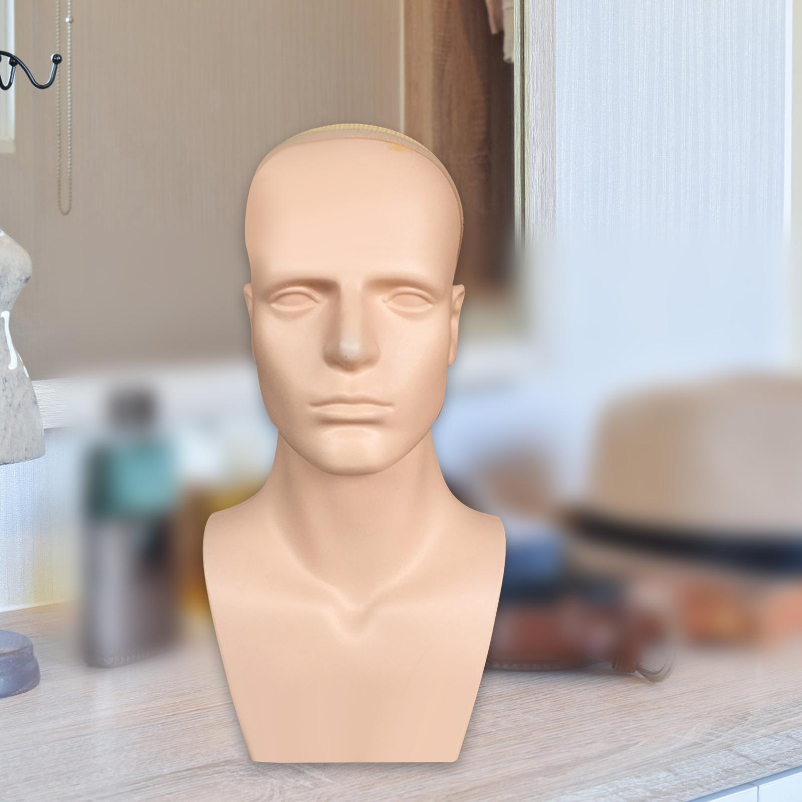 Male Mannequin Head with Shoul - đánh giá và giá Beauty Makeup Training