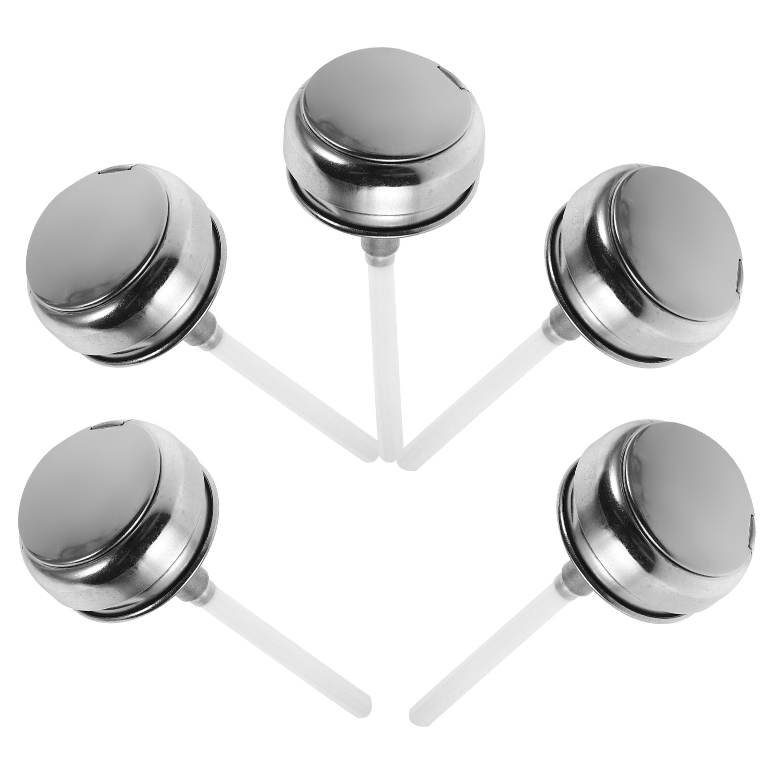 5Pcs Stainless Steel Aluminum  - đánh giá và giá Beauty Makeup Supply
