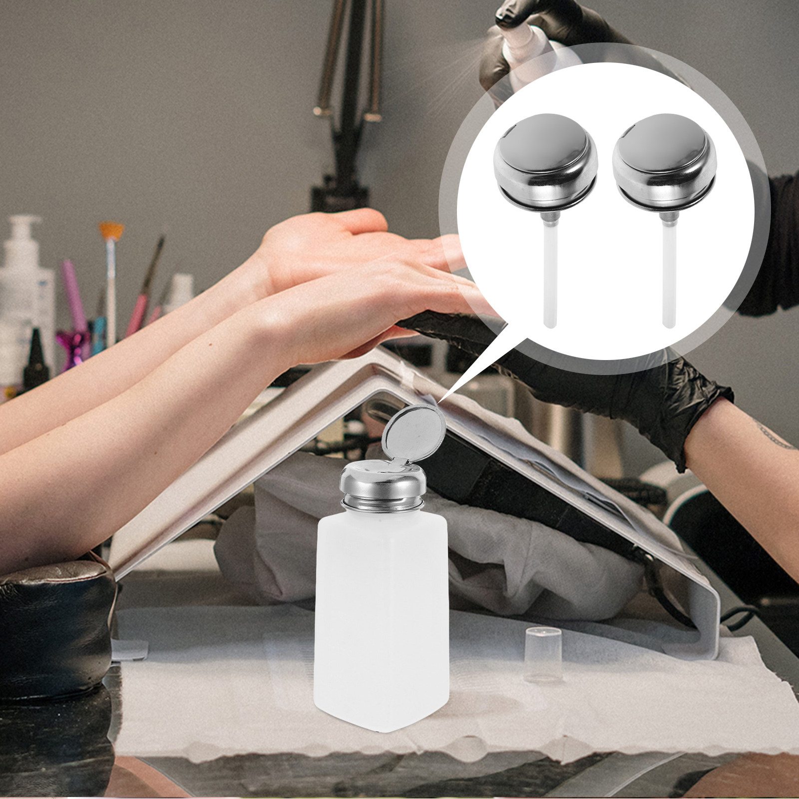 5Pcs Stainless Steel Aluminum  - đánh giá và giá Beauty Makeup Supply