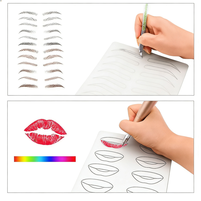 Silicone Tattoo Lips Practice  - đánh giá và giá Beauty Makeup Training