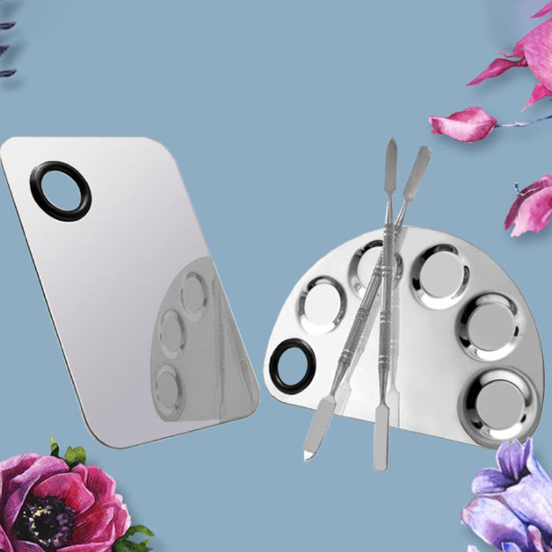 Stainless Steel Makeup Mixer N - đánh giá và giá Beauty Makeup Eyeshadow Palette