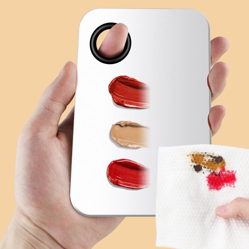 Stainless Steel Makeup Mixing  - đánh giá và giá Beauty Makeup Eyeshadow Palette