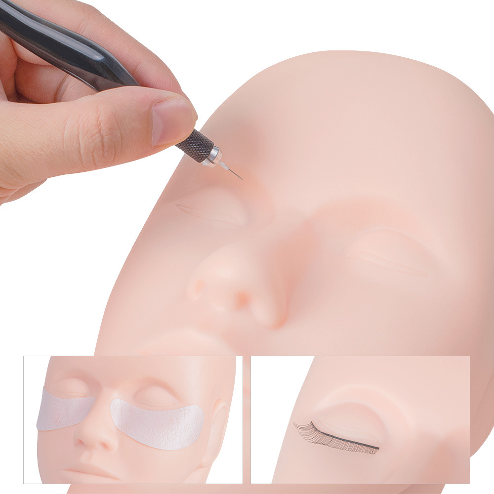 Eyelash Grafting Training Head - đánh giá và giá Beauty Makeup Training