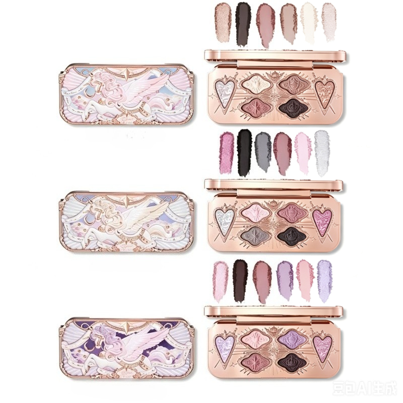 Flower Knows Knight Unicorn Ey - đánh giá và giá Beauty Makeup Eyeshadow Palette