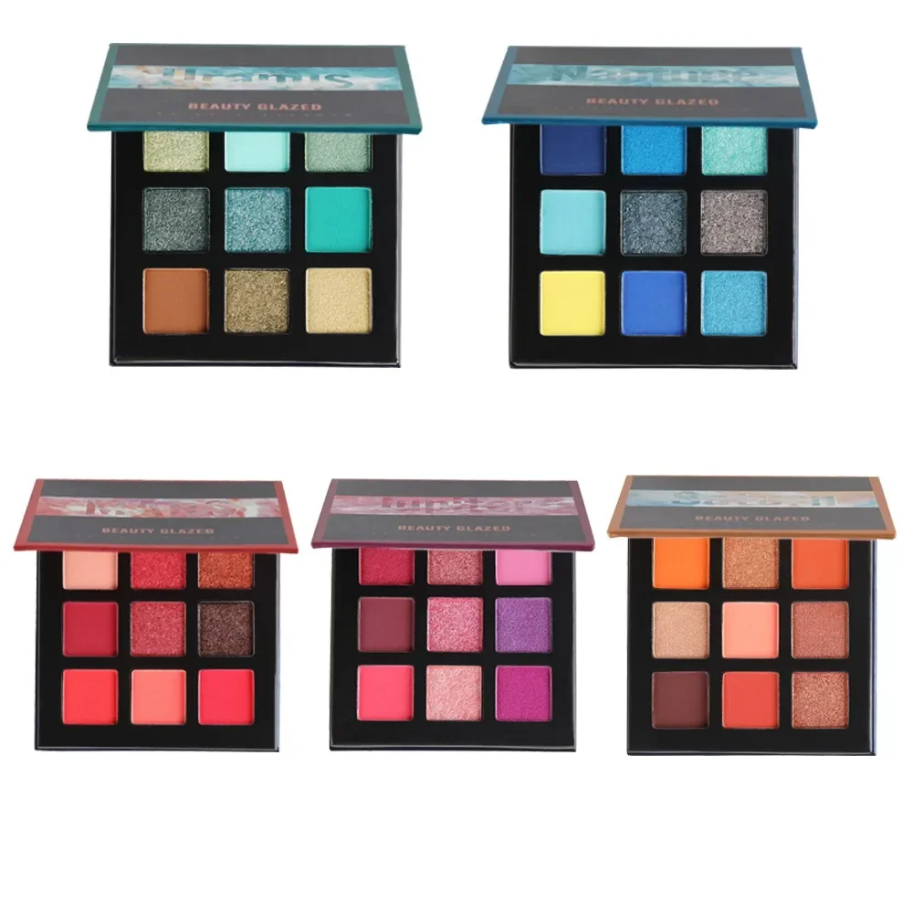 Beauty GLAZED Eyeshadow Palett - đánh giá và giá Beauty Makeup Eyeshadow Palette