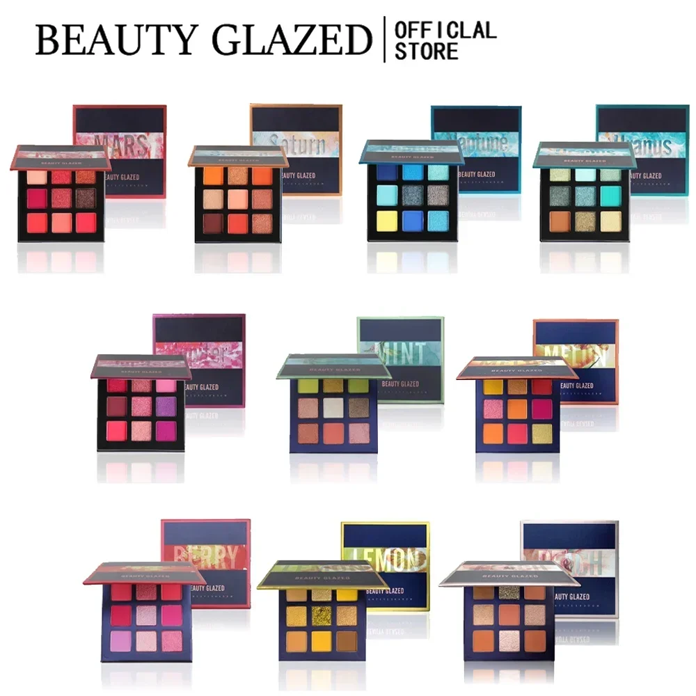 Beauty GLAZED Eyeshadow Palett - đánh giá và giá Beauty Makeup Eyeshadow Palette