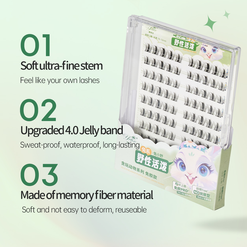Yelix Self Adhesive Lash Clust - đánh giá và giá Beauty Makeup Look