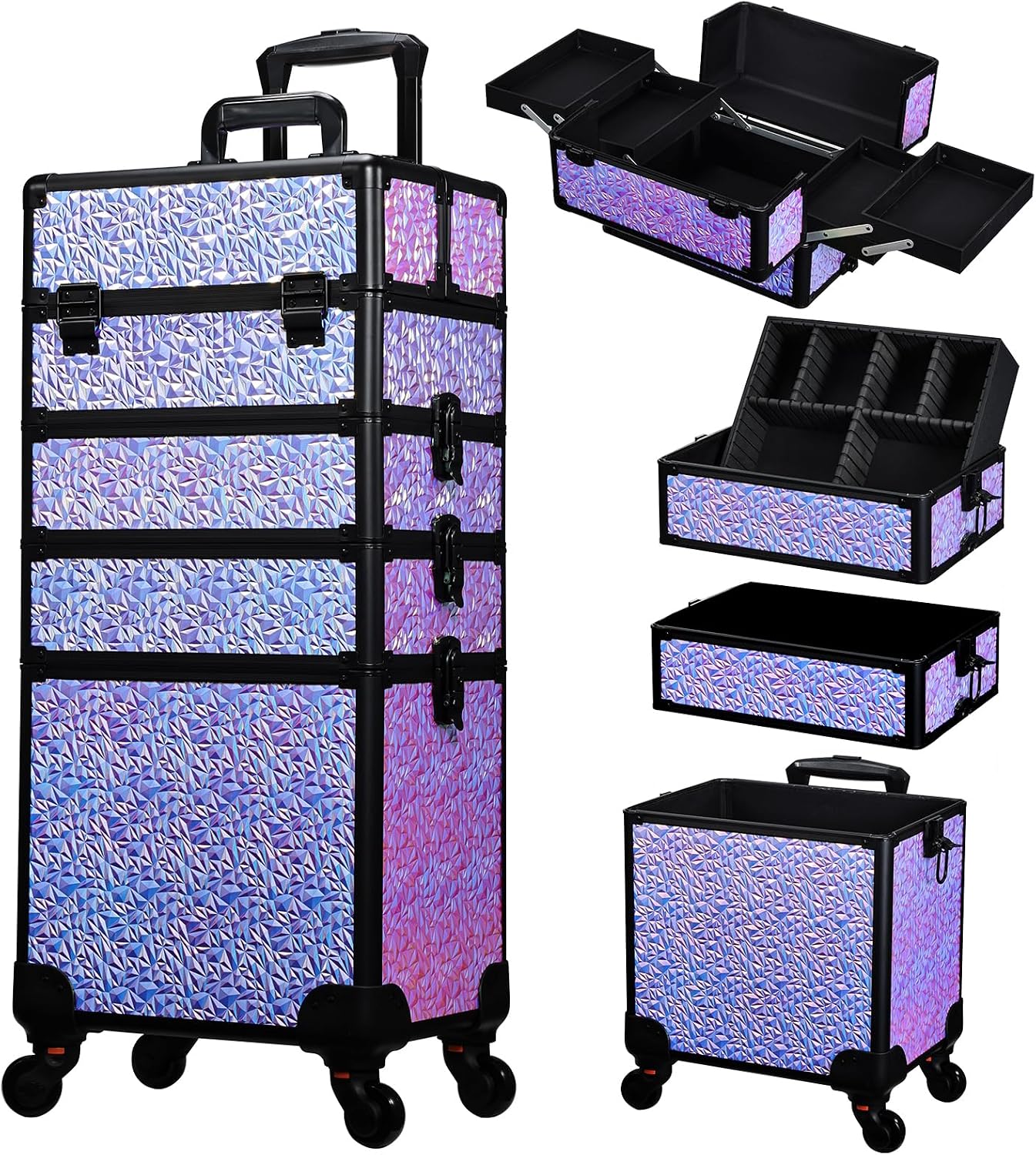 Rolling Makeup Train Case, Lar - đánh giá và giá Beauty & Makeup Katia Di Paola