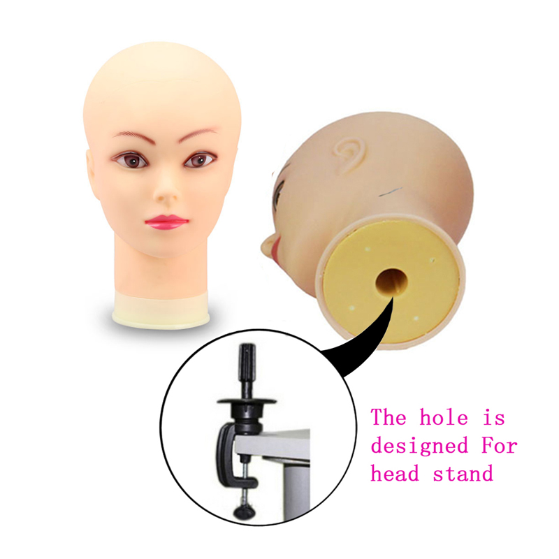 Soft Bald Wig Practice Mannequ - đánh giá và giá Beauty Makeup Training