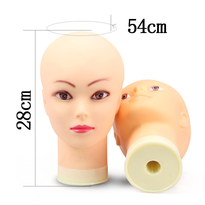 Soft Bald Wig Practice Mannequ - đánh giá và giá Beauty Makeup Training