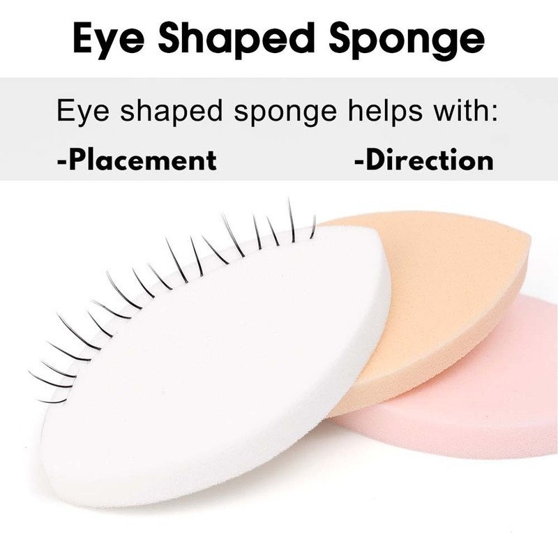 50/10pcs Soft Sponge Fake Eyel - đánh giá và giá Beauty Makeup Training