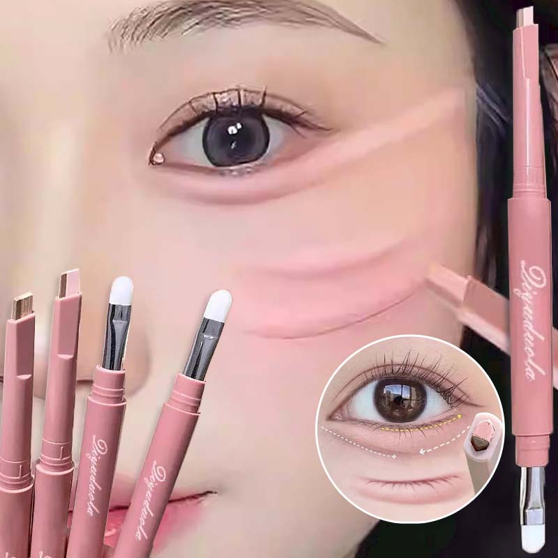 Korean 2in1 Lying Silkworm Pen - đánh giá và giá Beauty Makeup Korean