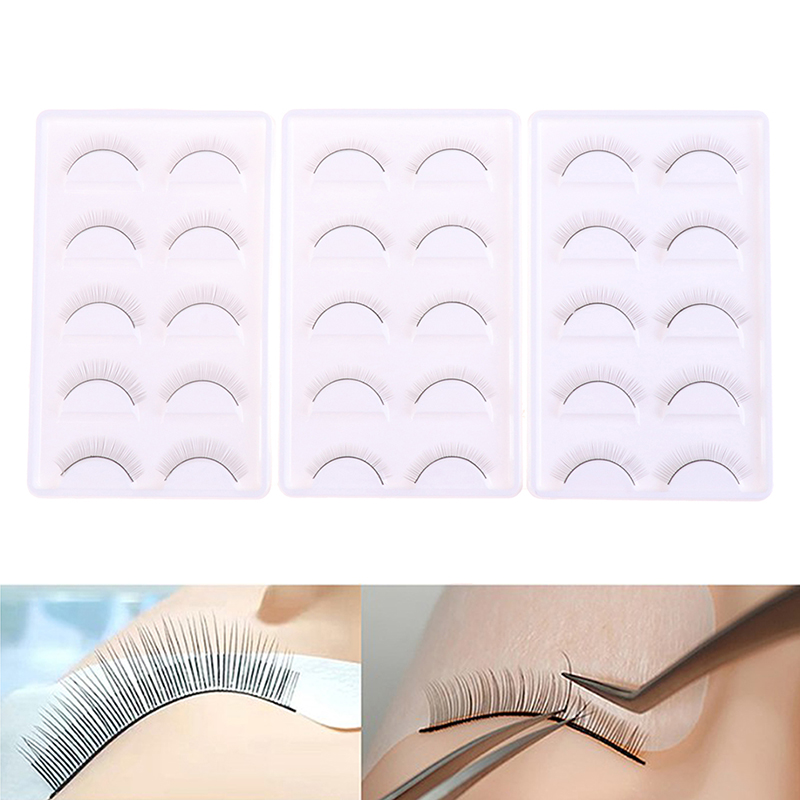 【5Pairs Practice Lashes Eyelas - đánh giá và giá Beauty Makeup Training